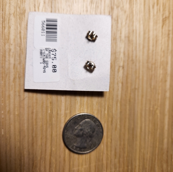 Turquoise inlay square studs - Picture 2 of 2